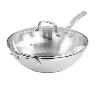 Martha Stewart Stainless Steel Essential 12" Pa With Lid