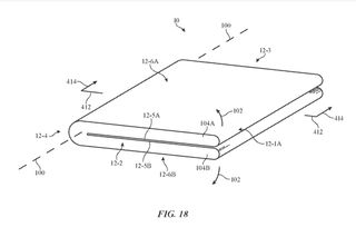 Fig 18 of the patent "Electronic Devices With Display and Touch Sensor Structures"