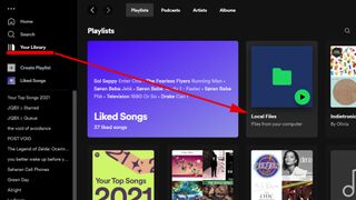 a screenshot of the spotify desktop app