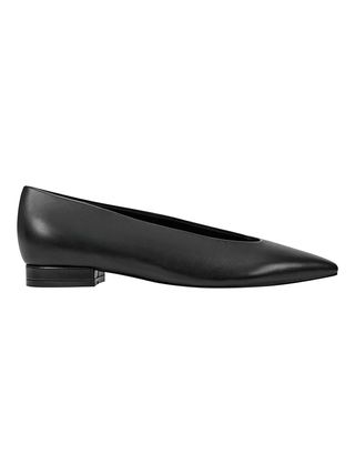 Marc Fisher, Marc Fisher Ltd Women's Gunner Ballet Flat, Black Leather 001, 7