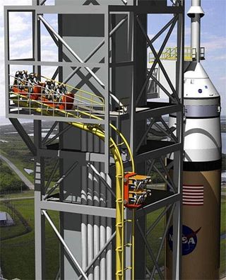 Orion Emergency Egress System: Roller Coaster For Astronauts