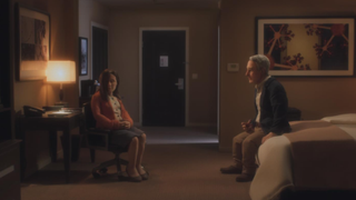 A scene from stop motion movie Anomalisa