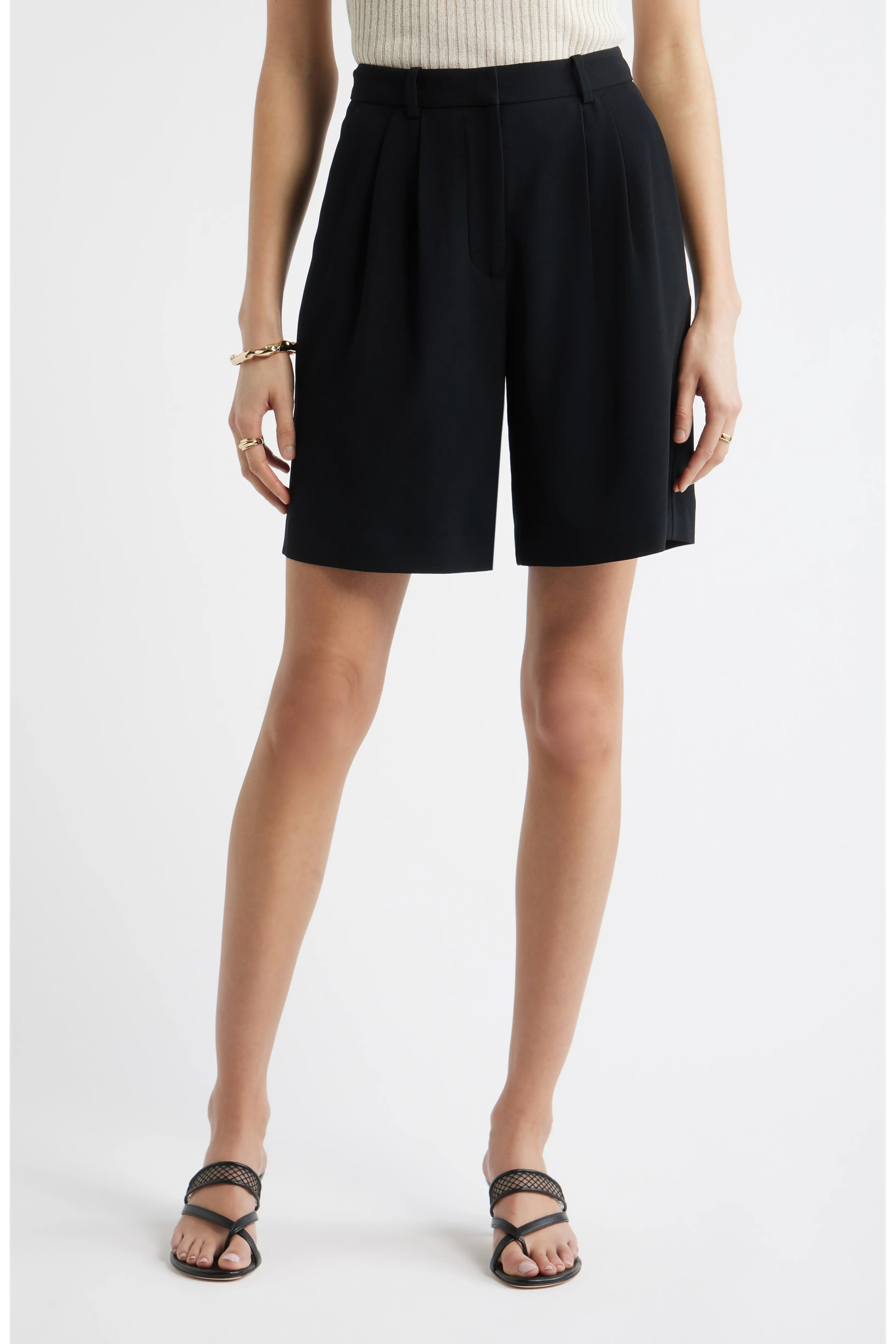 Nordstrom, Pleat Front Trouser Shorts