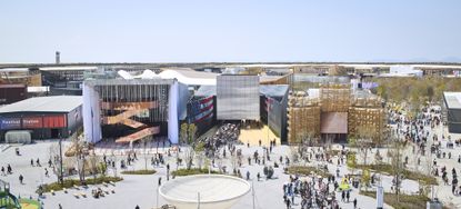 view of pavilions at osaka expo 2025, one of our top 10 architecture moments of 2025