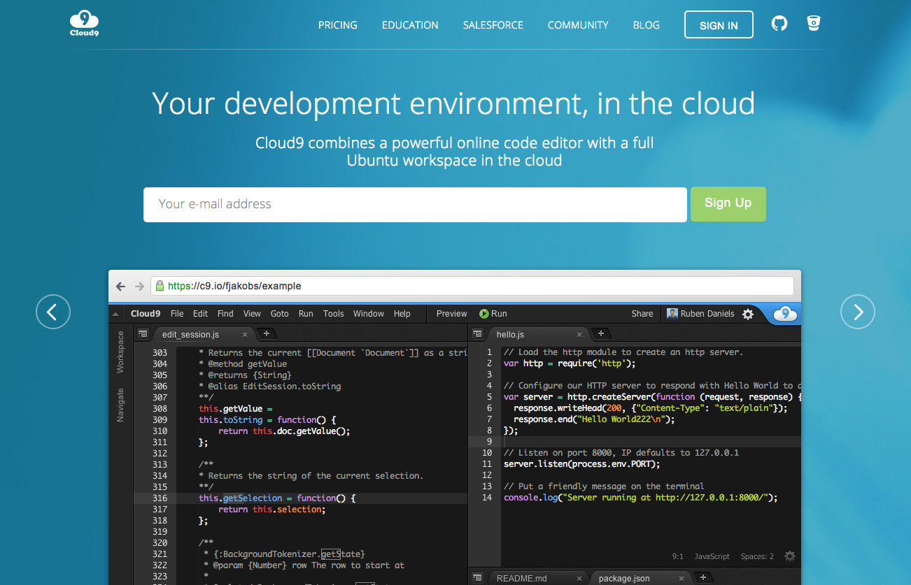 Cloud9 IDE