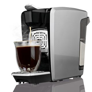 coffee machine with coffee