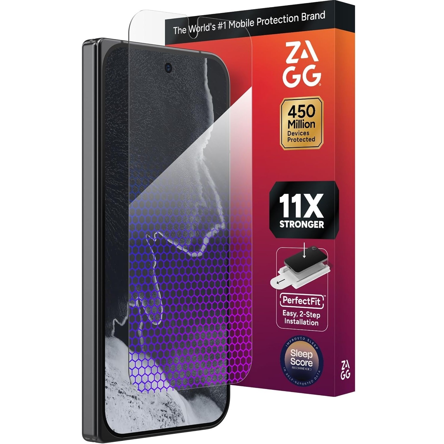 ZAGG Glass XTR5 Blue Light Screen Protector for Google Pixel 11 Pro Fold