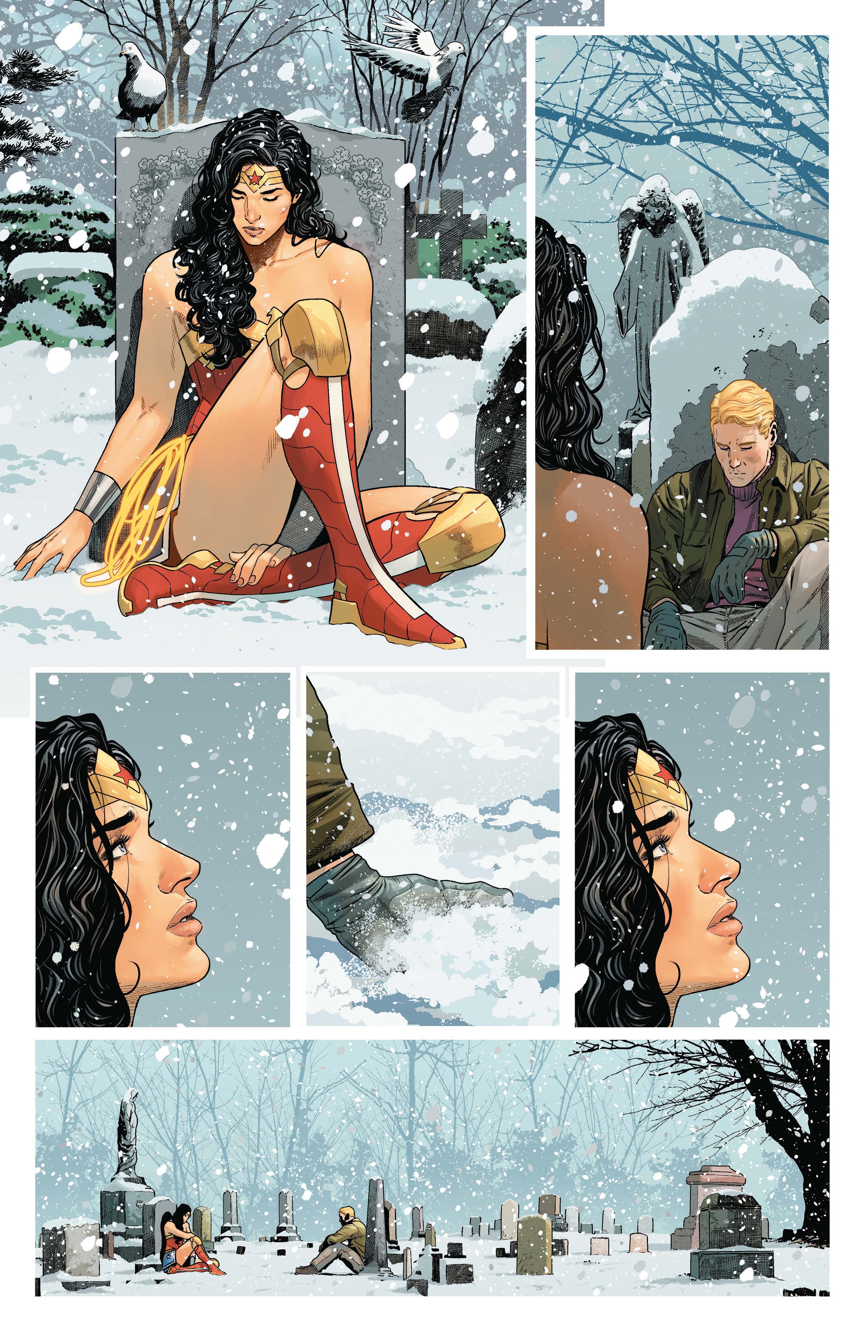 Interiors from Wonder Woman #9.