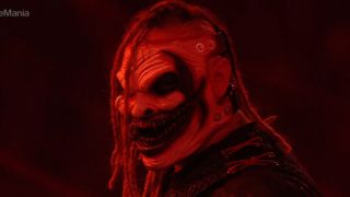 Bray Wyatt dressed as The Fiend during WrestleMania 37.