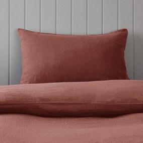 Soft &amp;amp; Cosy Luxury 100% Brushed Cotton Standard Pillowcase Pair
