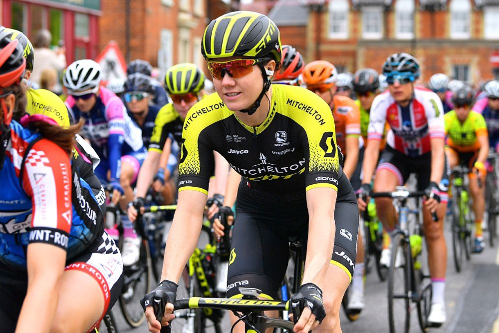 Sarah Roy (Mitchelton-Scott) OVO Enery Women's Tour stage 1 start