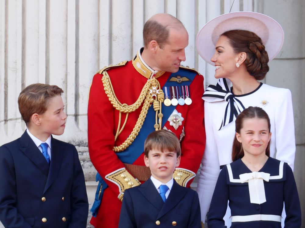 The Wales family attends Trooping the Colour