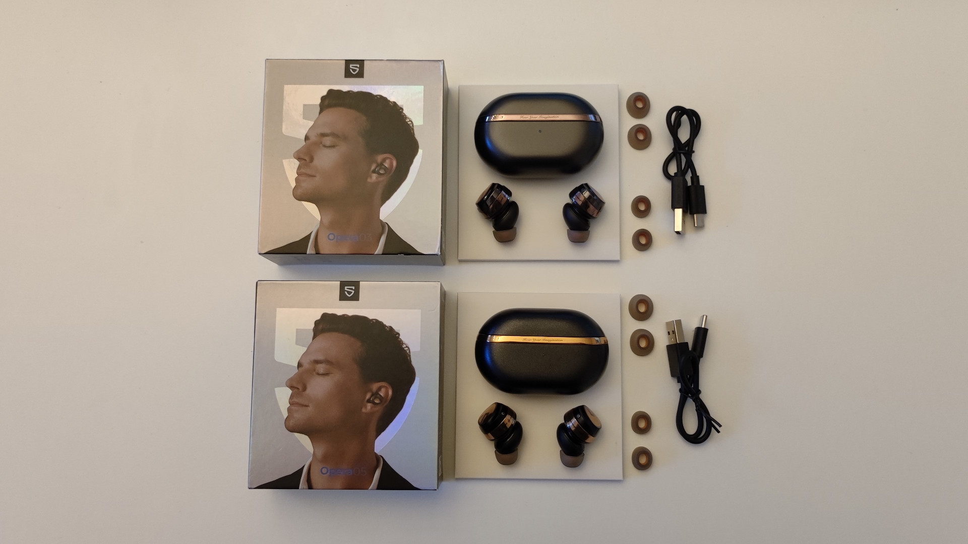 SoundPEATS Opera03 und Opera05 Lieferumfang