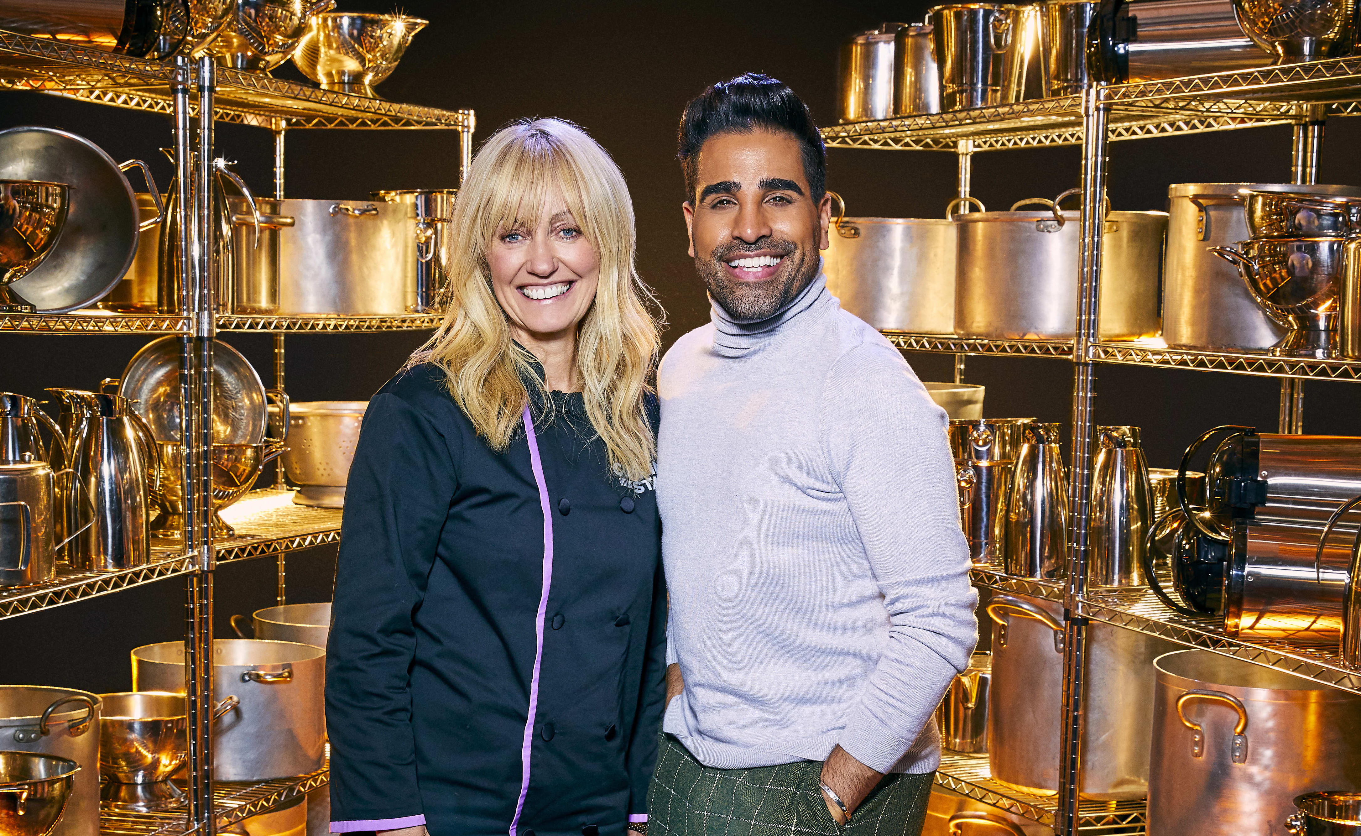 TV tonight Finalist Dr Ranj Singh with chef mentor Clodagh McKenna.