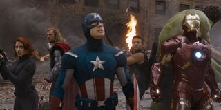 Captain America and other Avengers do Charity Work