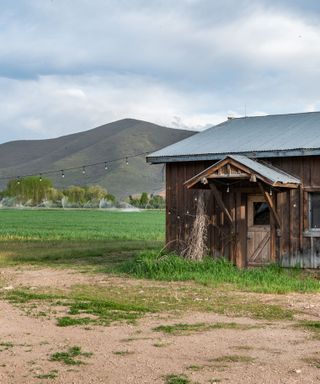 Exterior of Robert Redford’s Utah ranch