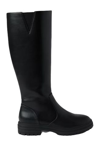 Vegan Leather Tall Boots