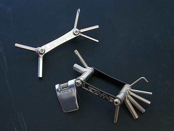 Side plates on the Lezyne multi-tools have slimmed down to take up less room.