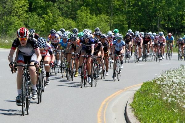 Clara Hughes was one of the Specialized-lululemon team members to go on the attack in the second half of the race