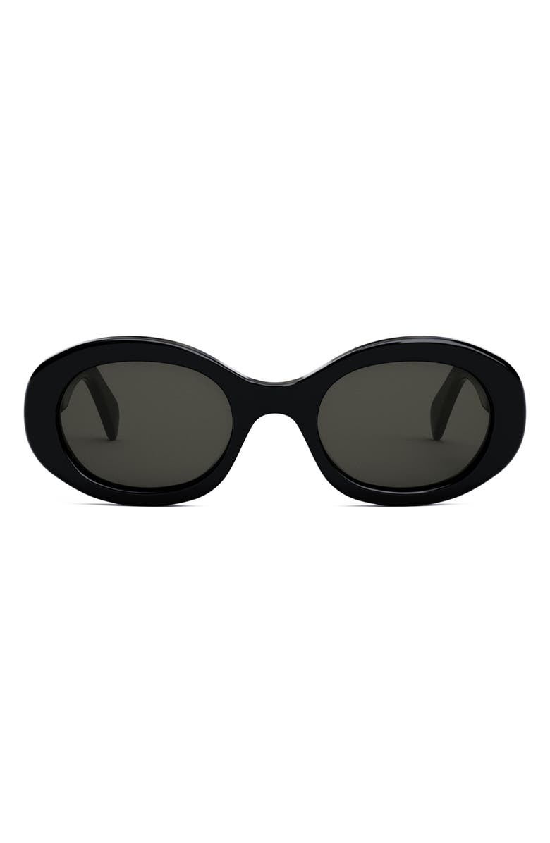 Triomphe 52mm Oval Sunglasses