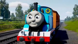Thomas looking bemused in Thomas & Friends: Wonders of Sodor.