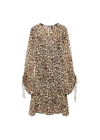 Animal-Print Fluid Dress - Women