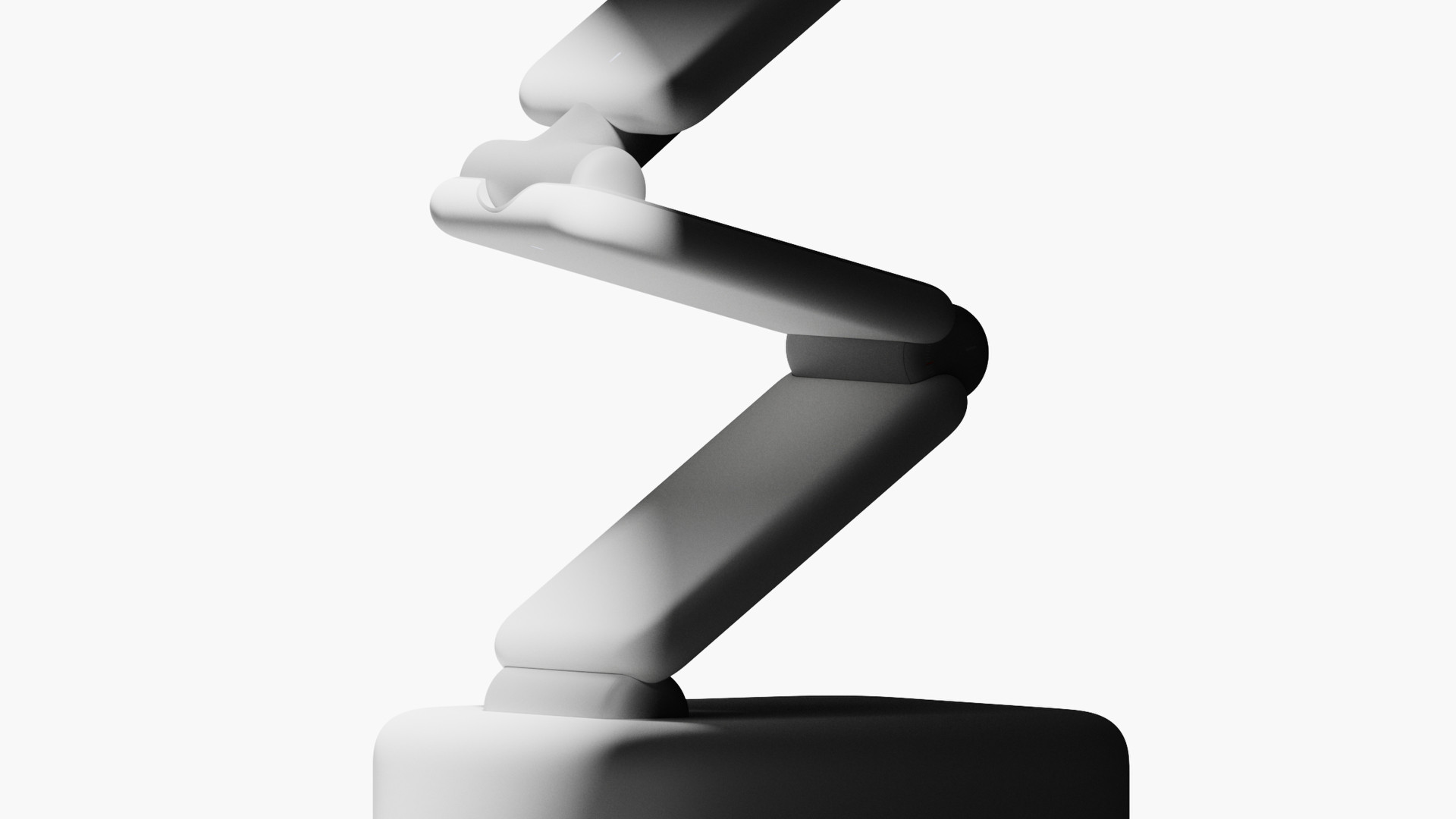 Eno has a folding mechanism to compress the robot when not in use