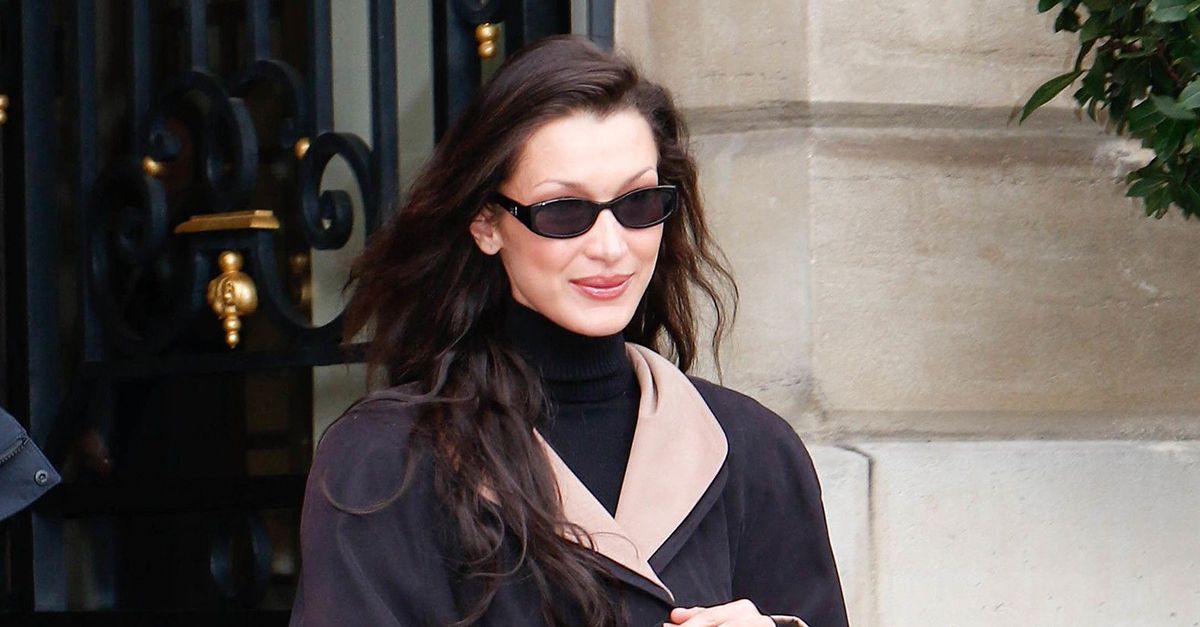 Bella Hadid Wore Spring’s Fanciest Sneaker Trend in Paris