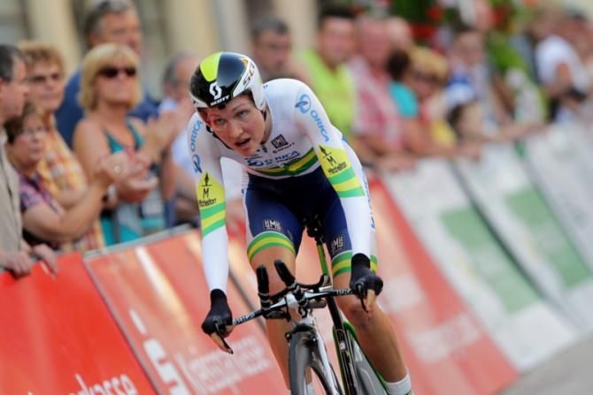 Australian time trial Champion Shara Gillow (Orica-AIS) blitzes the field to take out the stage