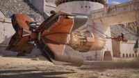 Screenshot from the upcoming Star Wars video game "Star Wars: Galactic Racer".