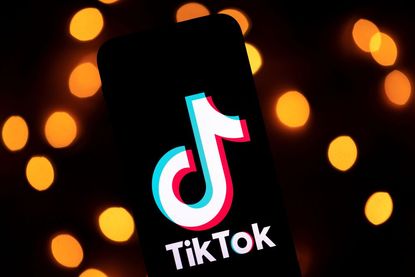This photo taken on November 21, 2019, shows the logo of the social media video sharing app Tiktok displayed on a tablet screen in Paris.