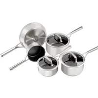 Ninja ZEROSTICK Stainless Steel 5-Piece Pan Set Ninja ZEROSTICK Stainless Steel 5-Piece Pan Set