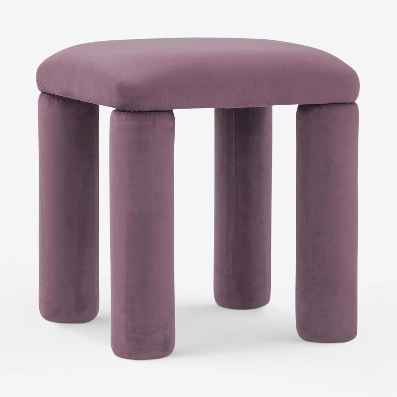 purple modern stool