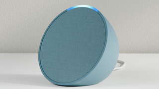 Amazon Echo Pop Alexa speaker in color Midnight Teal