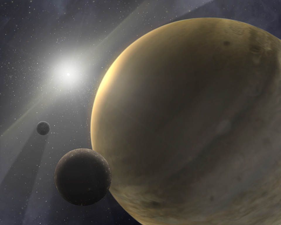 Gas giant exoplanet with weirdly long orbit may bear clues about our solar system