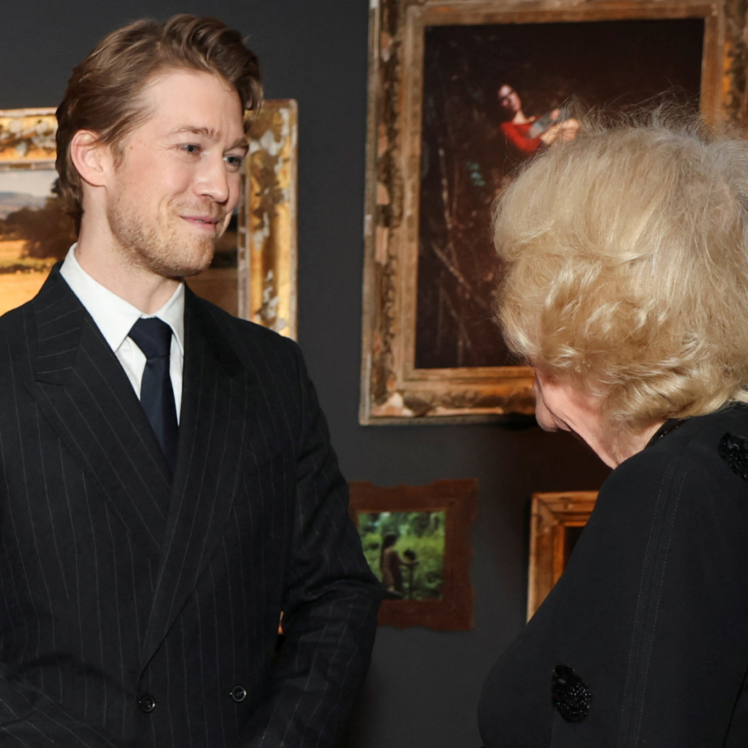 Queen Camilla and Joe Alwyn