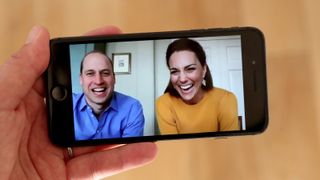 Kate and William on Zoom