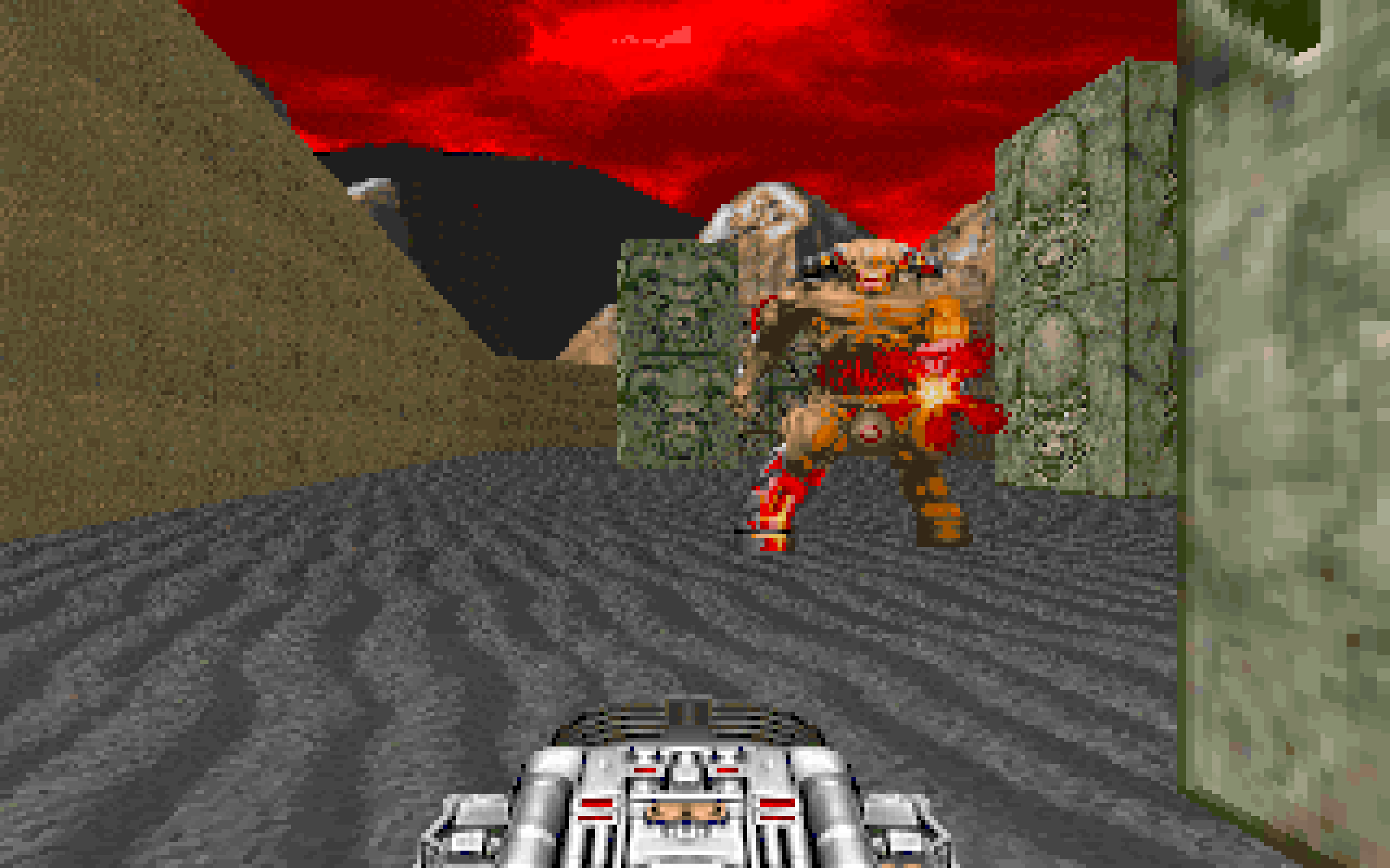 BFG 9000 Doom 1993. BFG Doom 1. Doom screenshots.