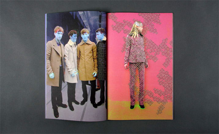 Not your typical lookbook, the Prada one features the mingling of illustrations and photography to show the collection
