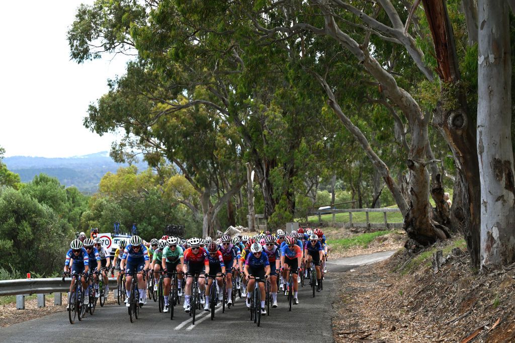 Peloton raced through the Adelaide Hills