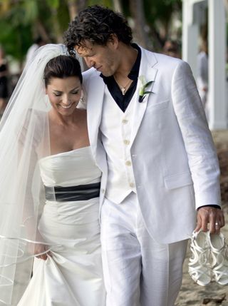 Shania Twain wedding photos