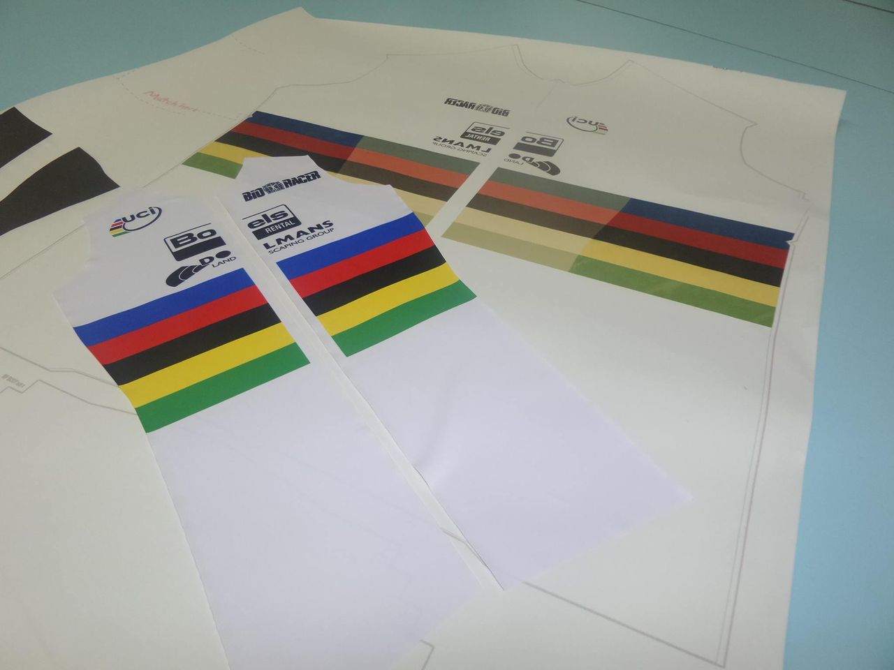The printed cut-outs