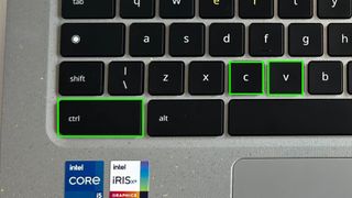 Screenshot of keyboard 