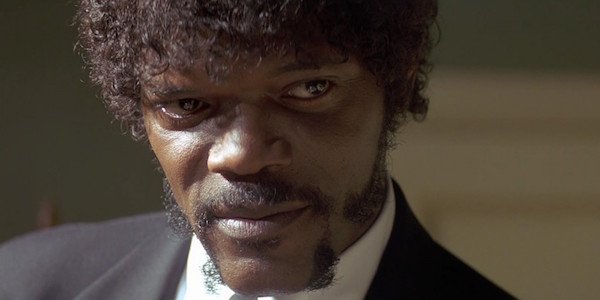 Samuel L. Jackson as Jules in Quentin Tarantino&#039;s Pulp Fiction