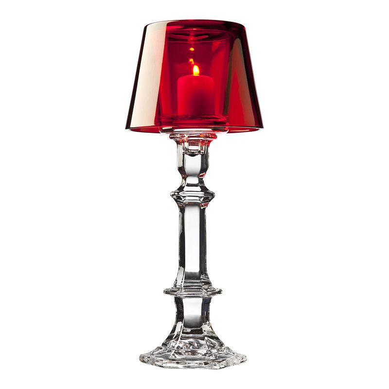 Godinger Silver Art Co Christmas 14'' Glass Tabletop Votive Holder & Reviews | Wayfair
