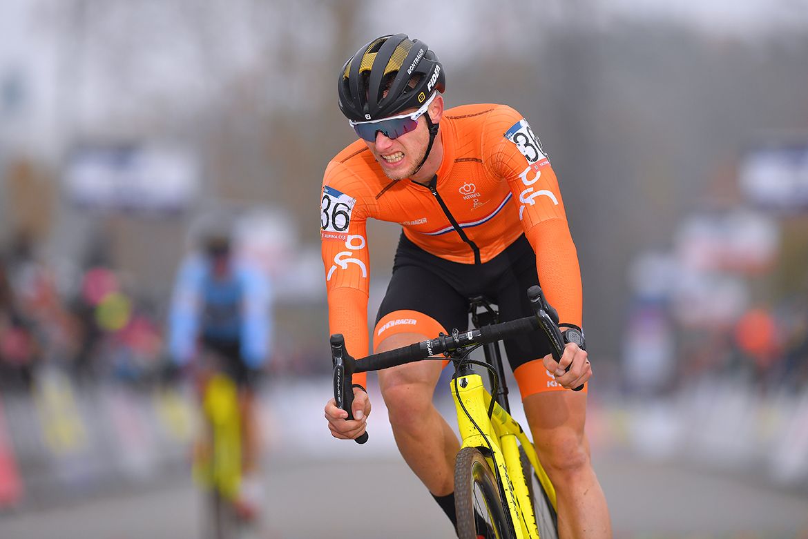 Corne van Kessel at the European Cyclo-cross Championships