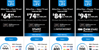 Altice's "Price for Life" offer was made to Optimum and Suddenlink customers. 