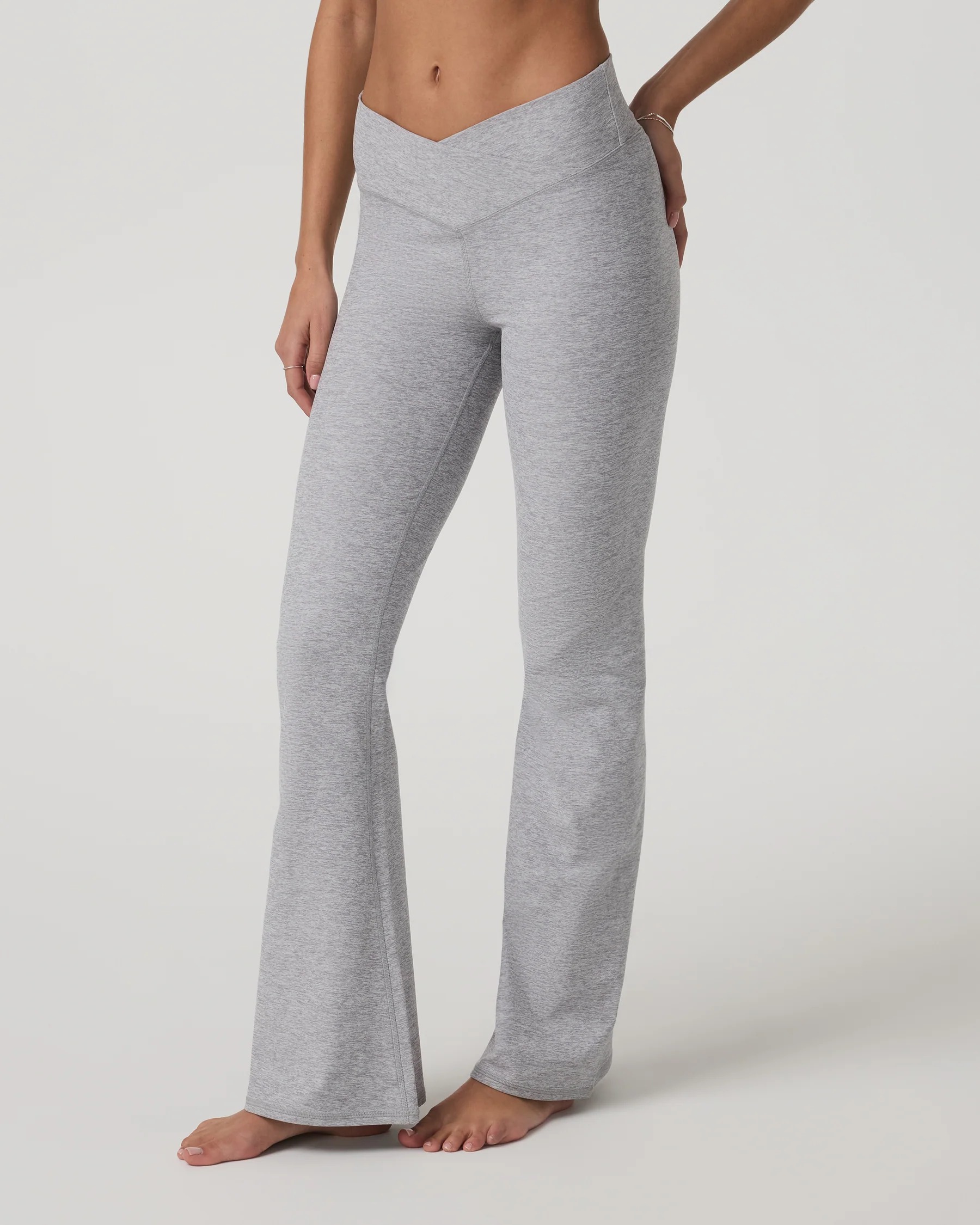 Elevation Rhythm Flare - Light Heather Grey - Xxs
