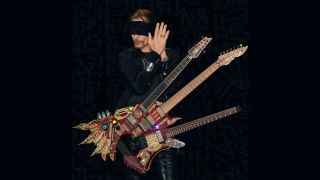 Steve Vai with Hydra guitar