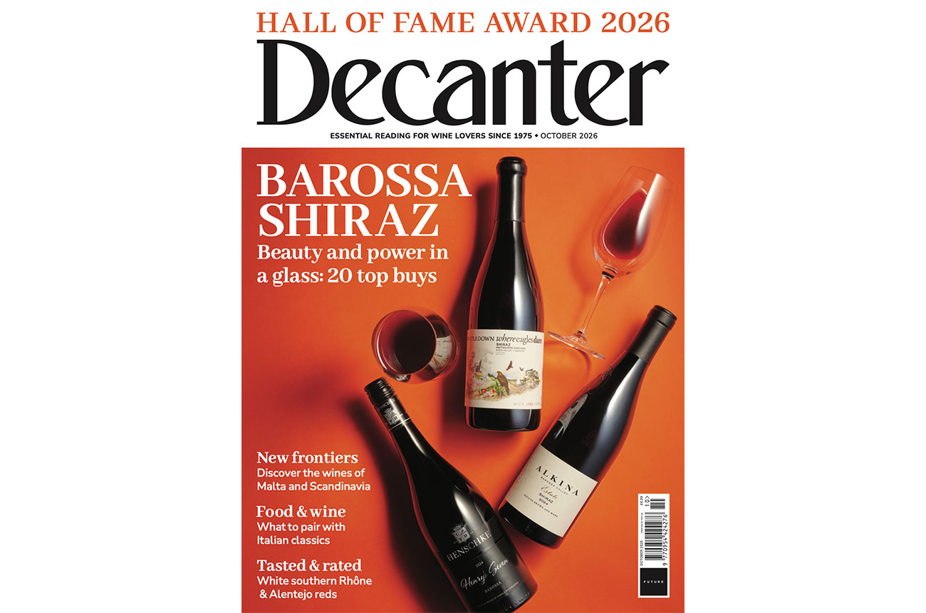 Decanter magazine October 2026 issue cover